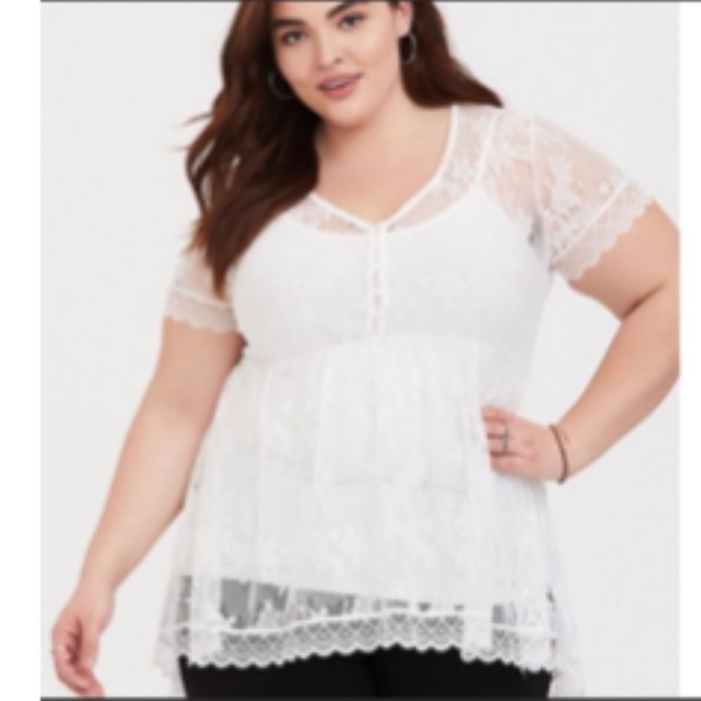White Lace Blouse